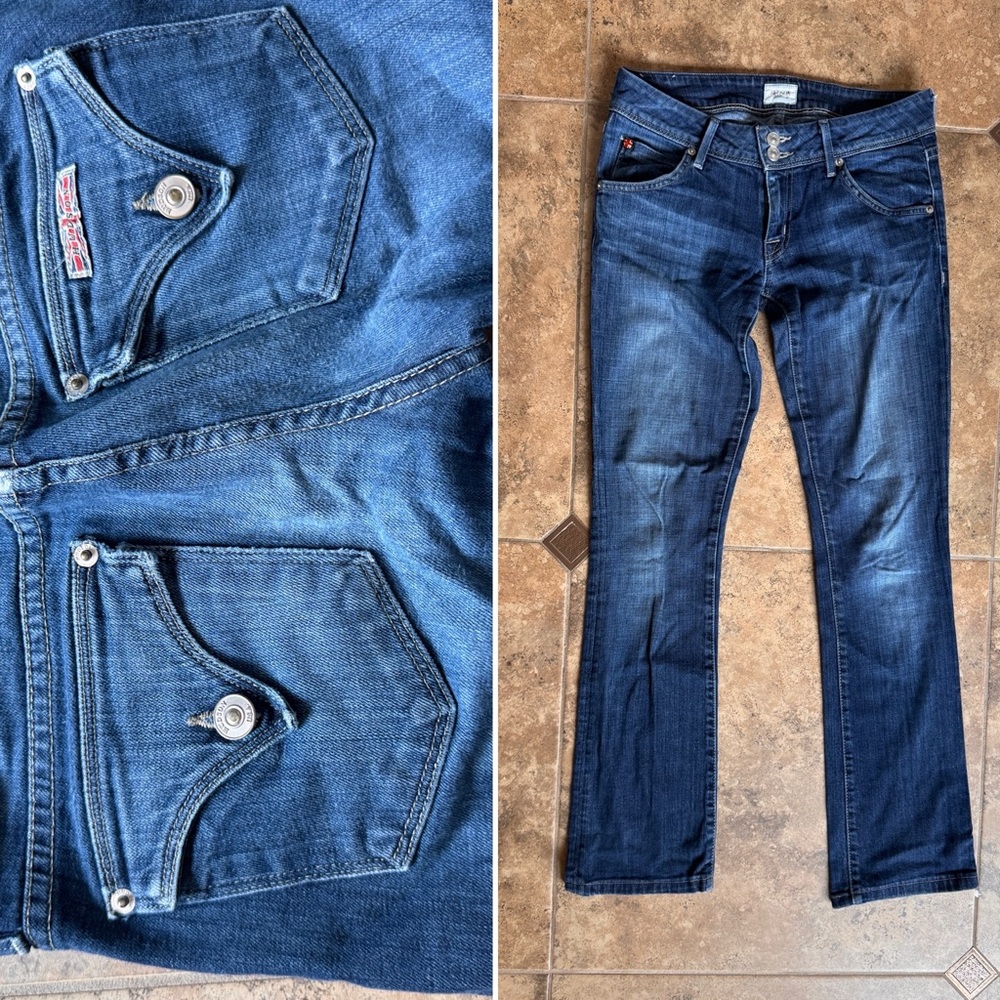 Low rise medium wash Hudson Jeans